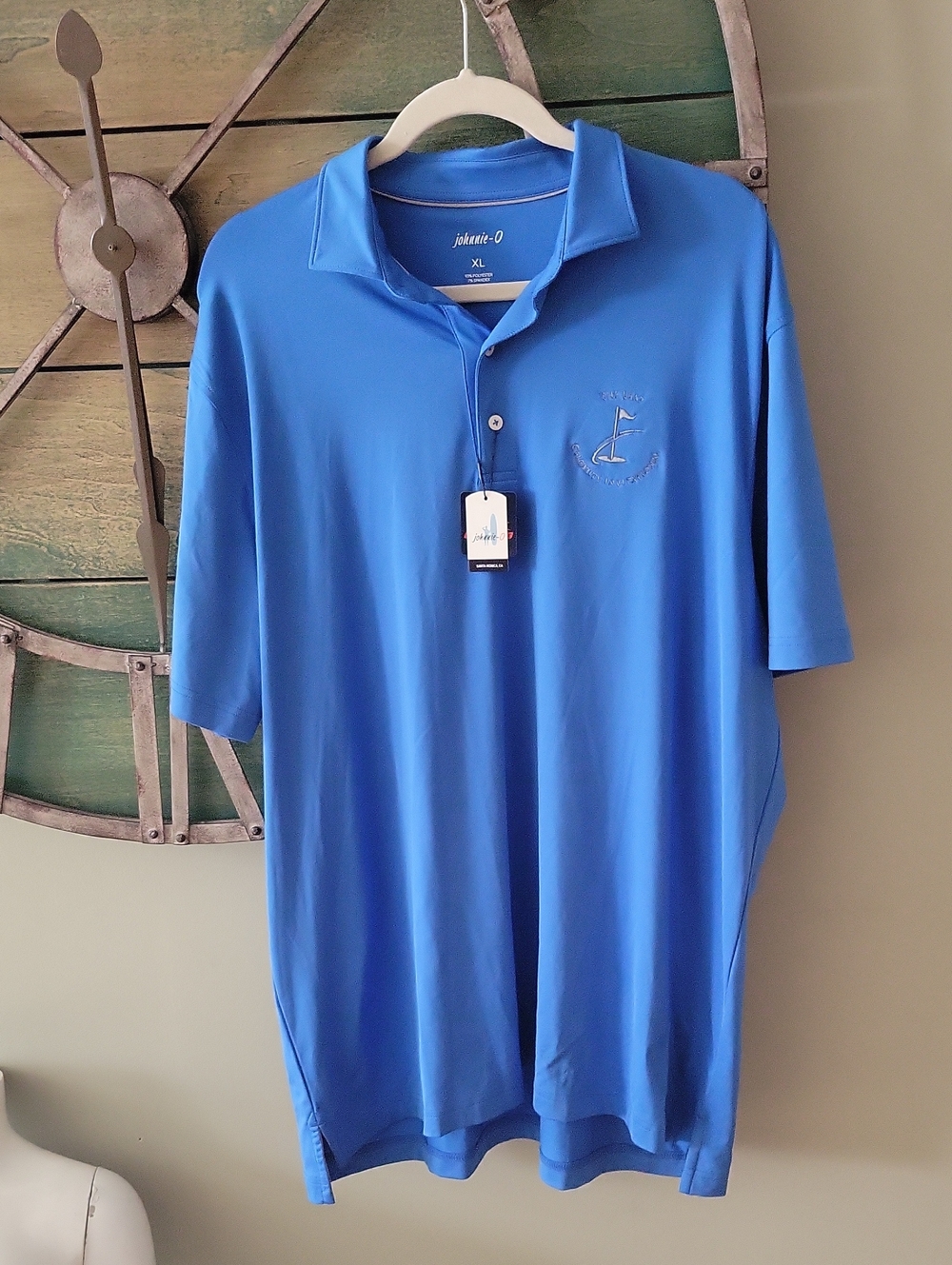 Johnnie-O Birdie Birdie Performance Polo In Riptide